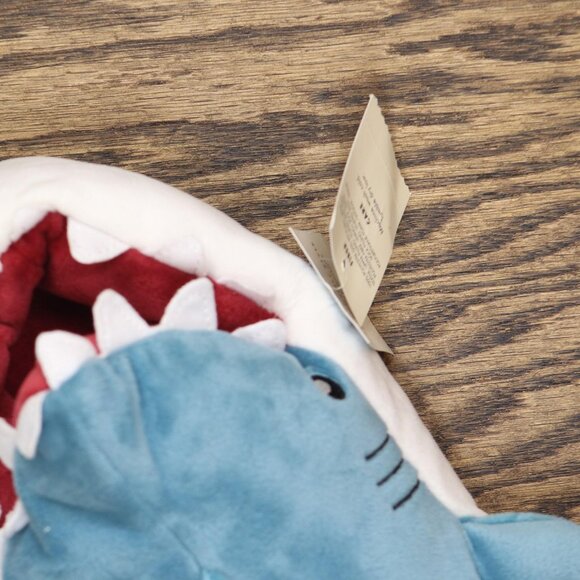 Cat & Jack Kids Boys Knox Shark Ankle Biter Slippers 86004700 Blue M (2-3) - Picture 6 of 10